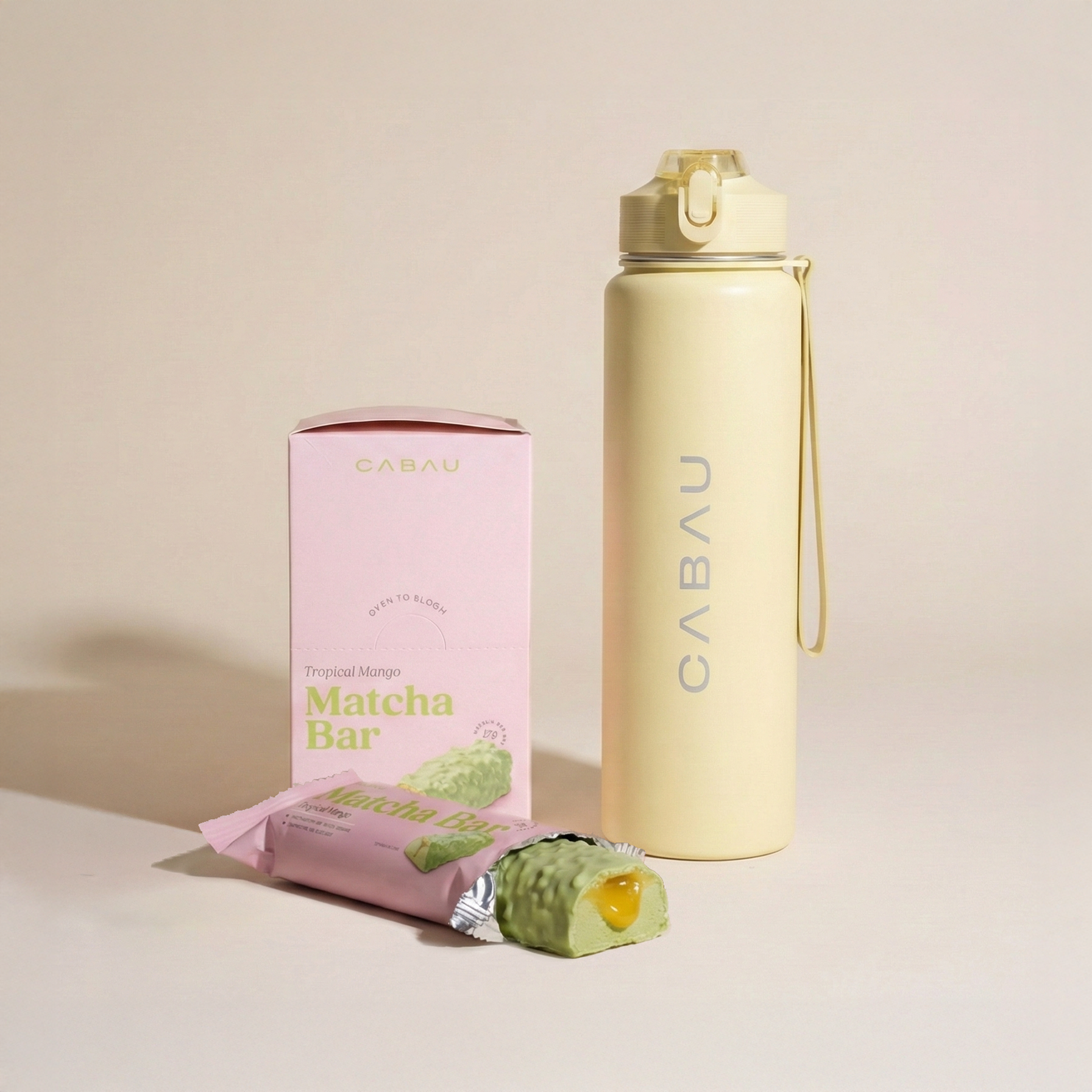 Matcha Bars + Stainless Bottle