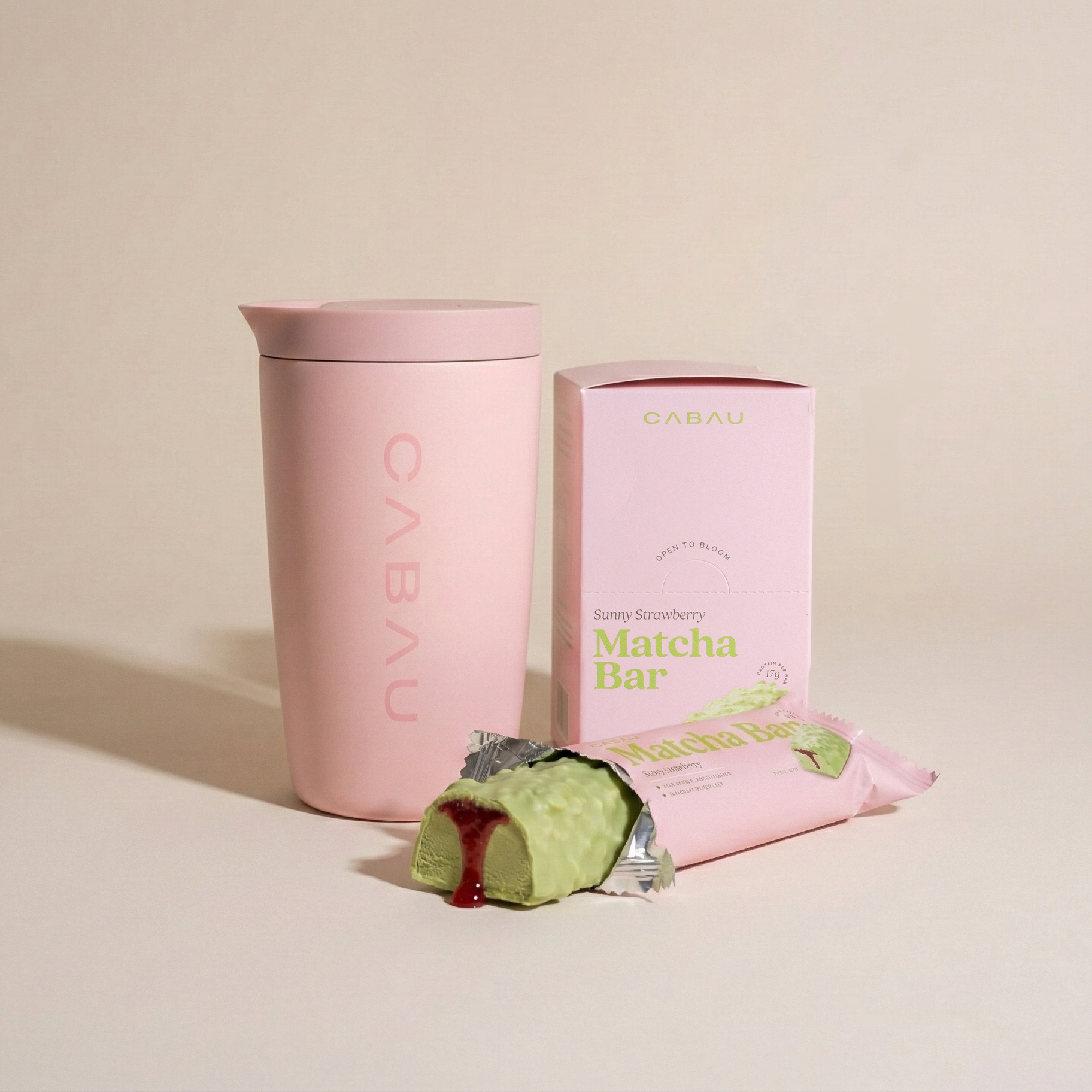 Matcha Bars + Bloom Cup