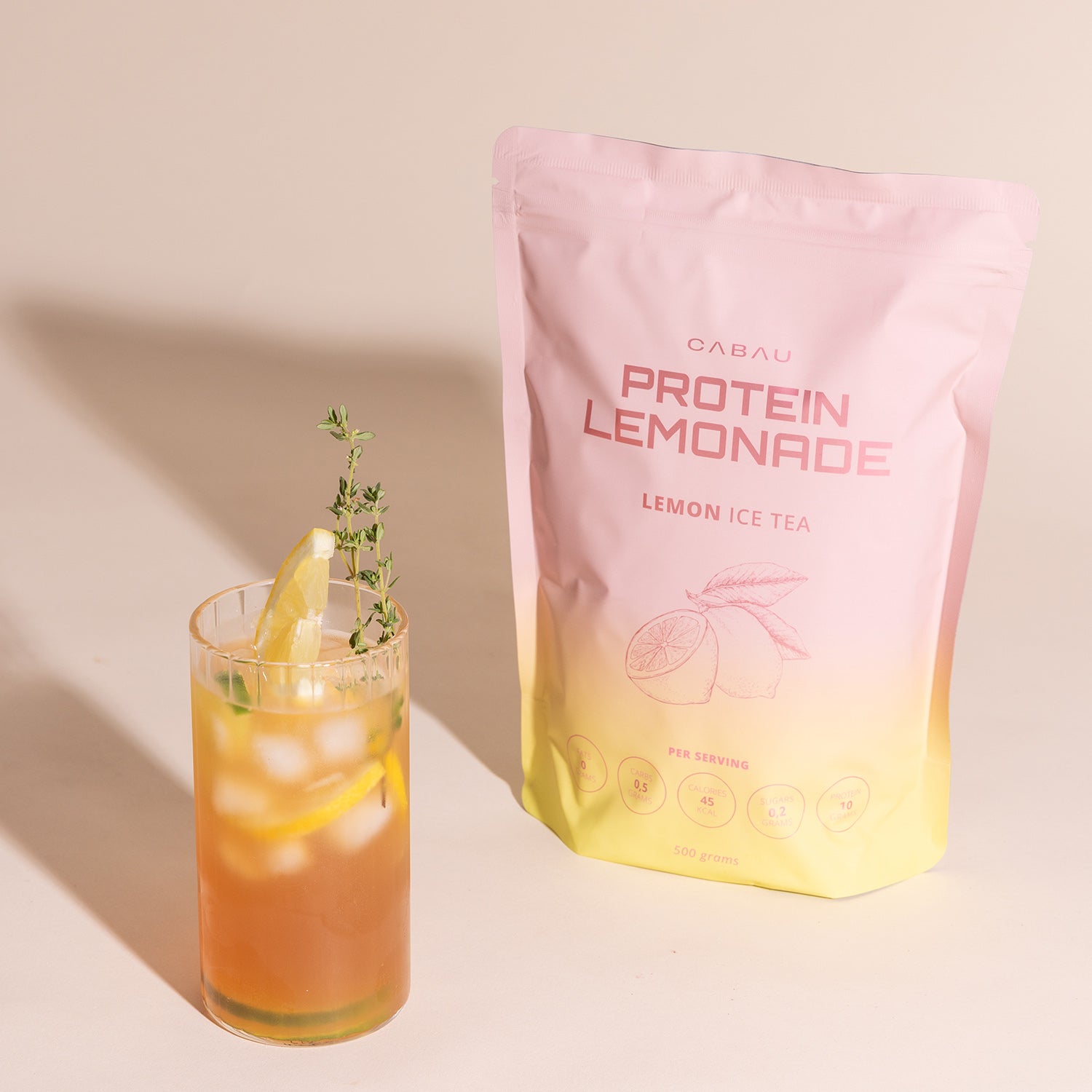Klares Proteingetränk